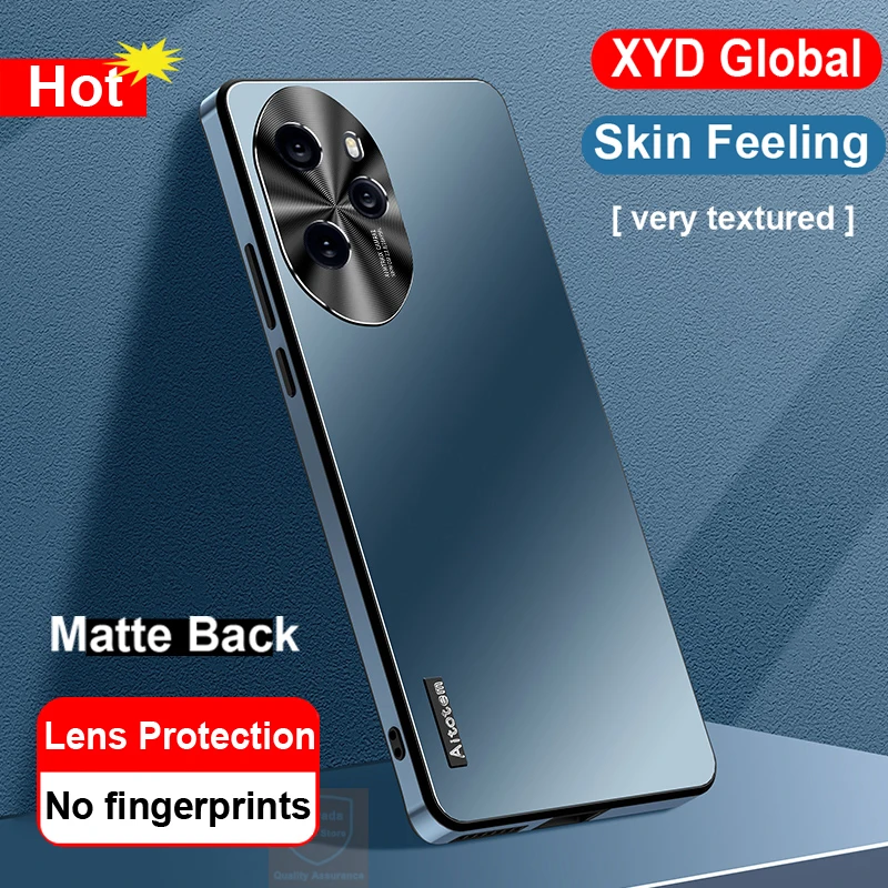 

Для Honor 100 Pro Чехол Skin Feeling брендовый Матовый Телефон чехол для Honor 100 Pro Чехол Подушка безопасности Бампер модная задняя оболочка