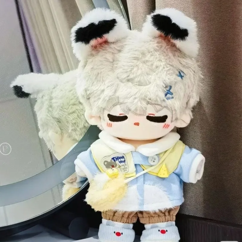20 cm Spiel Love and Deepspace Xavier Baumwollpuppe Kawaii Cosplay Idol Body Dress up Kleidung Plüschtiere Anime Spielzeugfiguren Fans Geschenk – Detail 4