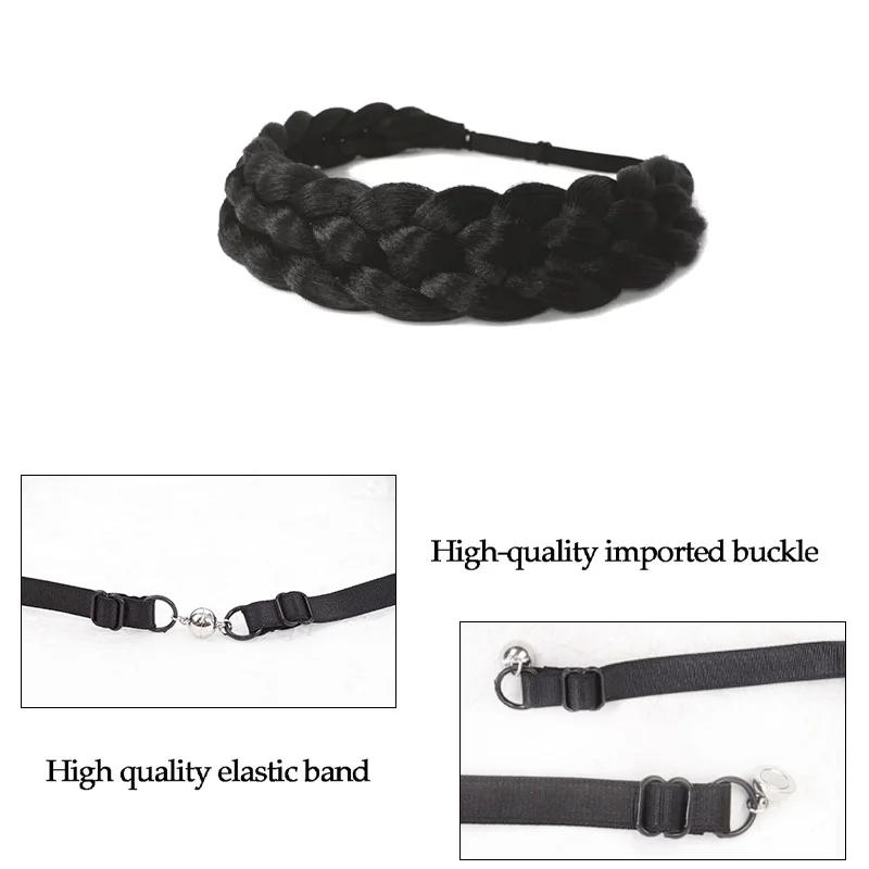 Ladies and girls weave wigs, synthetic ponytails, elastic ropes, beautiful hairbands