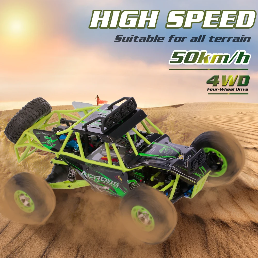 

Wltoys 50km/h 124275 High Speed RC Car 1/12 2.4G 4WD Off Road Car RC Rock Crawler Cross-country RC Truck