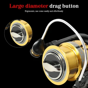 Deukio-Spinning-Angelrolle, Metallspule, Fischereigeräte mit Meeresfrüchten, Süßwasserfischen, Rollen, 5 + 1BB, Original, 2022 6 Hauptlager von Molinetenverkäufen - №3