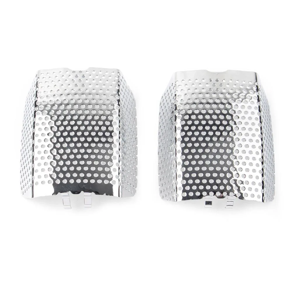 2Pcs 42054-05 Motrocycle Front Caliper Inserts Cover For Harley V-Rod Muscle VRSCF Touring 2008-2019 Chrome Stainless Steel