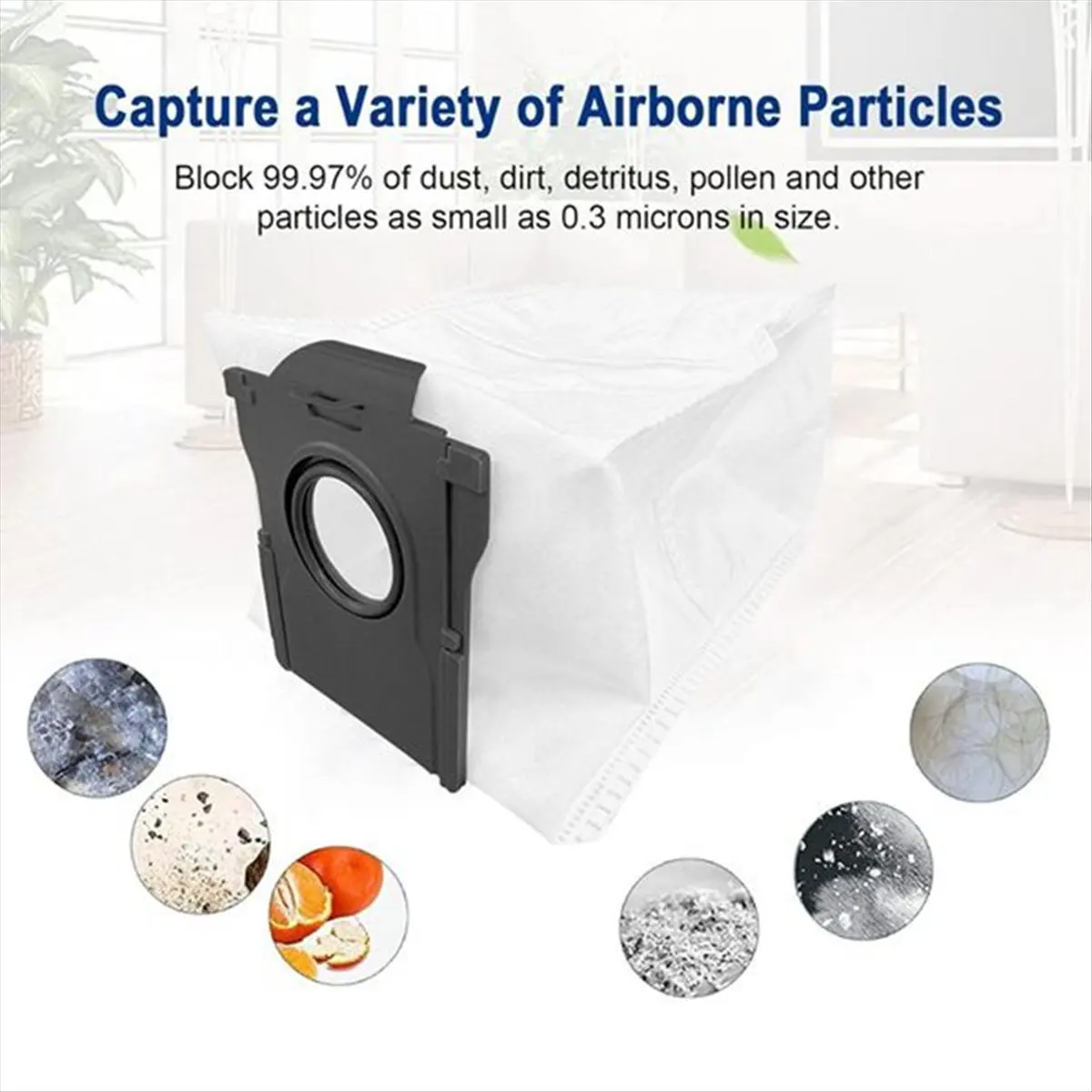 DT1245 TO 15 Pcs for E30 Ultra / Trouver E30 Ultra Vacuum Cleaner Accessories Main Side Brush Mop Filter Dust Bags