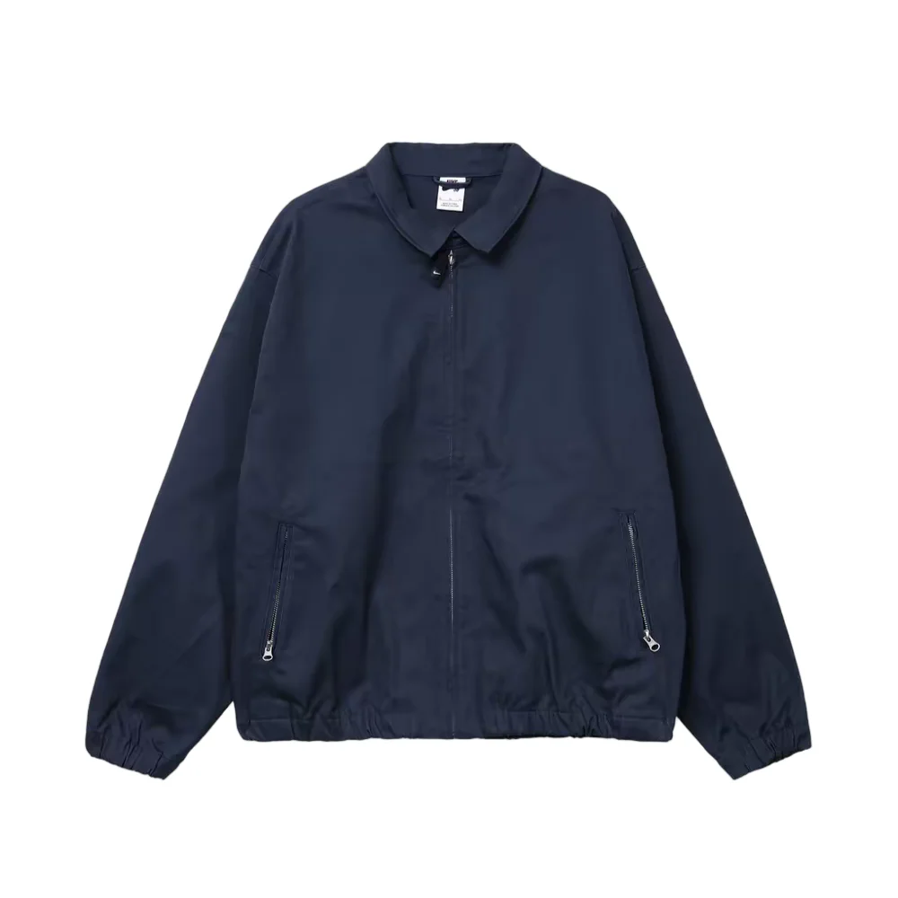 Nike SB Solid-Color Minimalist Versatile Comfortable Breathable Woven Twill Skate Jacket for Men, Dark Navy FQ0407-410