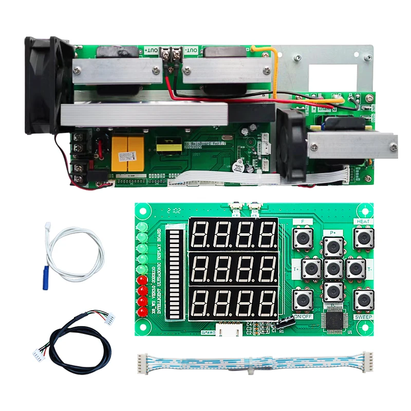 

300W Ultrasonic Driver Board Circuit Display Dual Frequency 28/40KHz 40/80KHz 40/120KHz For Generator Dish washer Transducer