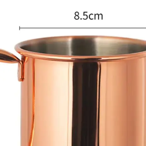 410ml Edelstahl-Cocktailbecher Rostbeständiger Metall-Trinkbecher Modernes Design für Bar Party Outdoor Getränkebecher