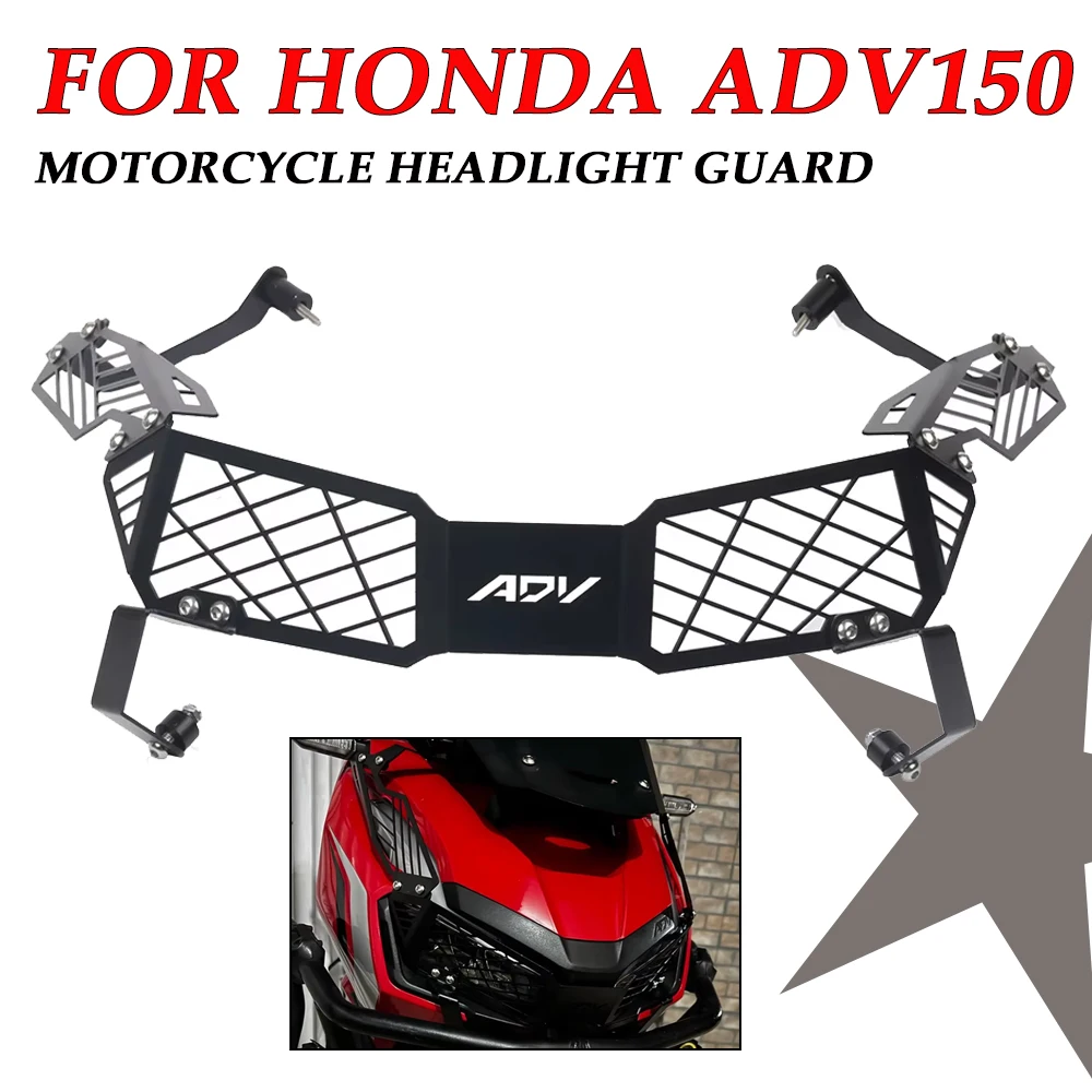 

Motorcycle Accossories Headlight Guard Protector HeadLamp Grille Protection Cover For Honda ADV150 ADV160 ADV 150 160 2023 2024