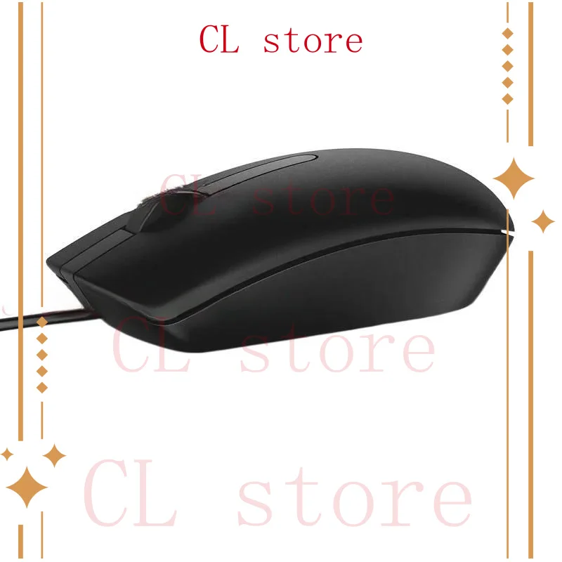NEW FOR Dell MS116 Optical Black USB Scroll Wheel Mouse
