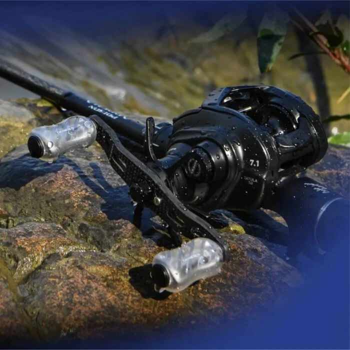 Gomexus Rollengriff Carbon 85mm Finesse für Shimano Bantam Metanium Daiwa Steez Abu Garcia Okuma Kastking Baitcasting DC-S20 – Detail 2