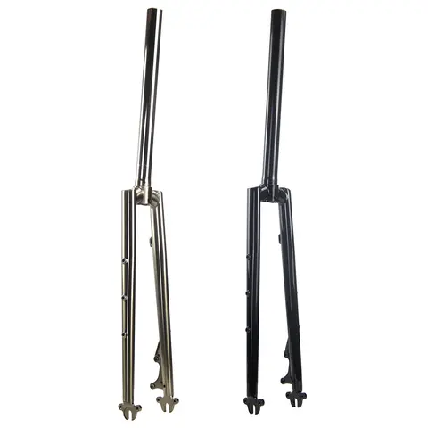 Chrome Steel Fork Road Bike Gravel Cyclocross 700C 28zoll 29er 28.6mm 25.4mm 1inch Disc Brake Kick Scooter Classic Quality Forks