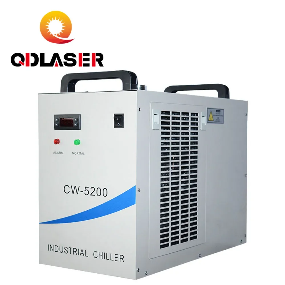 

QDLASER 220V CW-5200AG Laser Water Chiller for Cooling A Single 150W or Dual 100W CO2 laser tubes