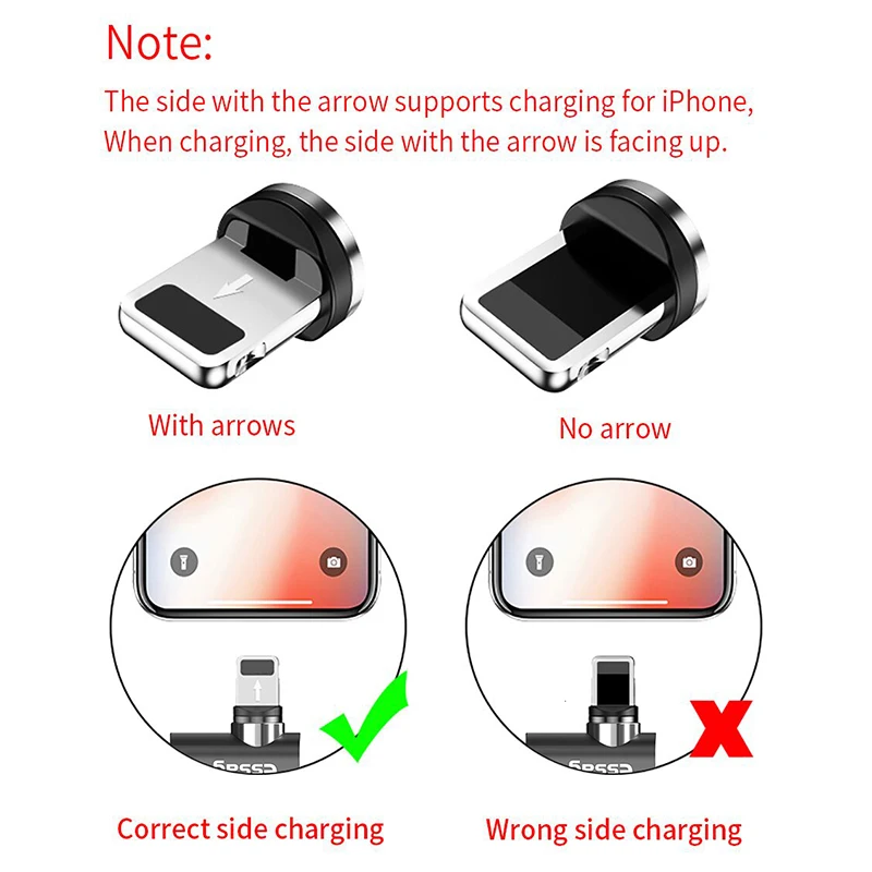 Essager 540 หมุนสายแม่เหล็ก Fast CHARGING Magnet Charger Micro USB ประเภท C สายโทรศัพท์มือถือสายไฟสําหรับ iPhone Xiaomi