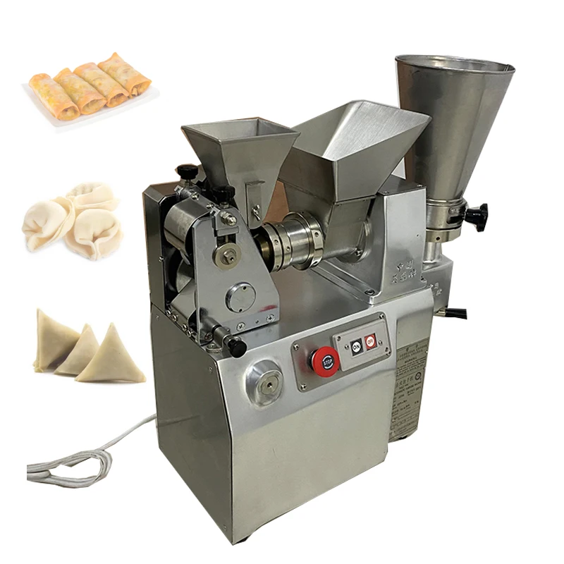 110V 220V Automatic Dumpling Gyoza Machine Russia Ravioli Pierogi Pelmeni Empanada Samosa Making Machine
