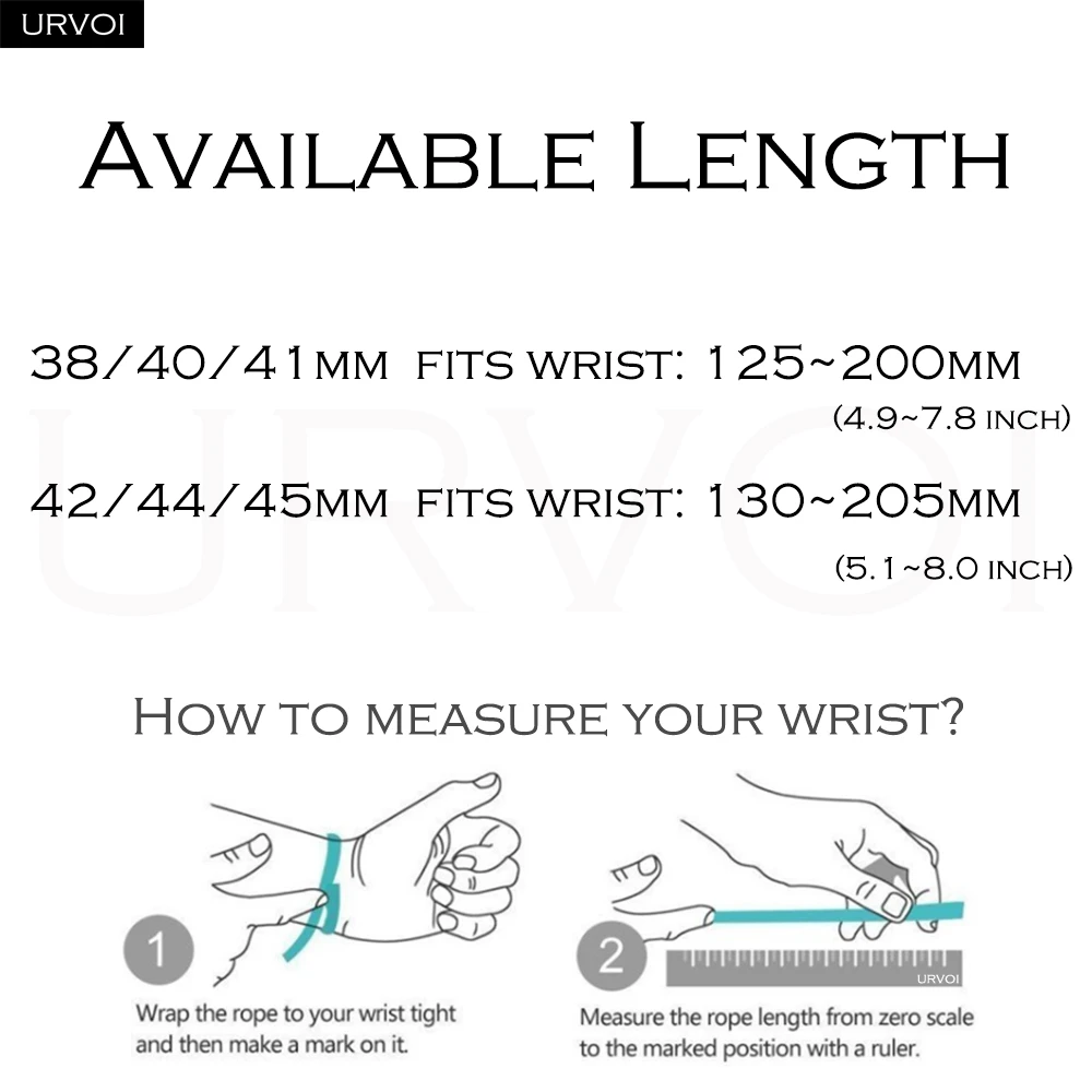 حزام سيليكون URVOI لساعة Apple Watch Sport band Ultra 2 Series 10 9 8 7 6 SE 54 معصم لساعة iWatch قابل للتنفس وإغلاق الدبوس