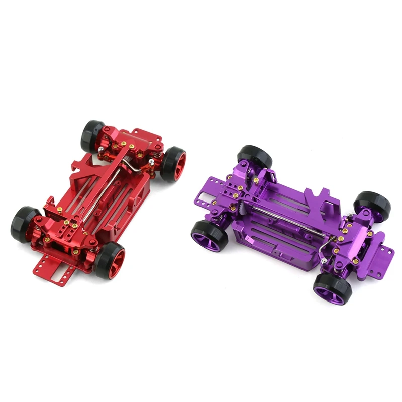 2.4G Metal 1/28 4X4 RC Car Frame Mosquito Drift Racing Car z odbiornikiem akumulatora Silnik Serwo ESC Sprzęt elektroniczny