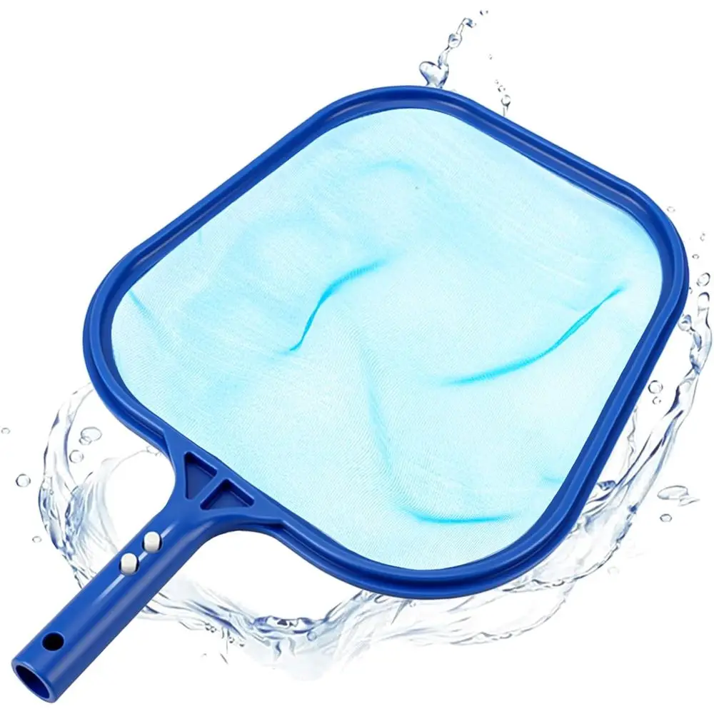 Heavy-Duty Pool Skimmer Net for Leaf and Debris Removal, Suitable for Above Ground and In-Ground Pools, 16x10.8in