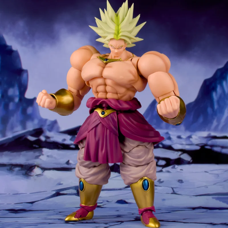 

Dragon Ball Broly Figurine Demoniacal Fit Legendary Berserker Universe Shock PVC 22CM Movable Model Official Stock