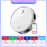 ILIFE V20 Robot Vacuum Cleaner, 5000Pa suction, SOF LiDAR Smart Navigation, APP Control, Customizable cleaning, Self charging