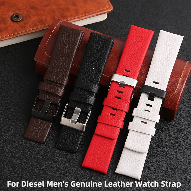 For Diesel genuine leather watch strap DZ7333 DZ7348 DZ4318 DZ1657 DZ4323 DZ1657 DZ1206 7332 7314 7311 Diesel watchband replacem