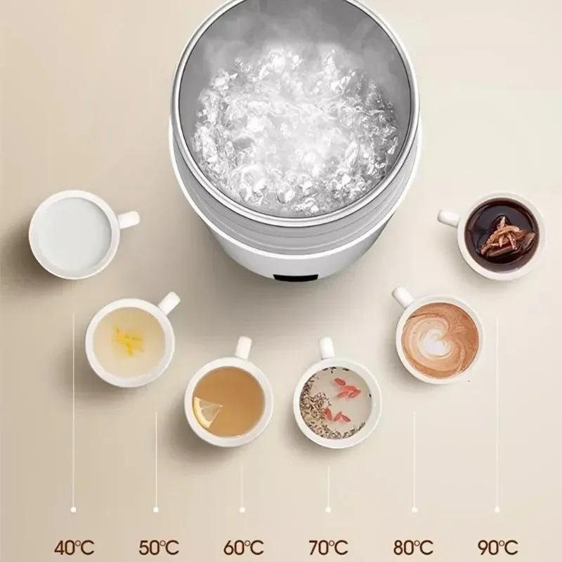 Deerma Portable Electric Kettle Thermal Cup 350ML DR035S Water Bottle Temperature Control Smart Water Kettle OLED display