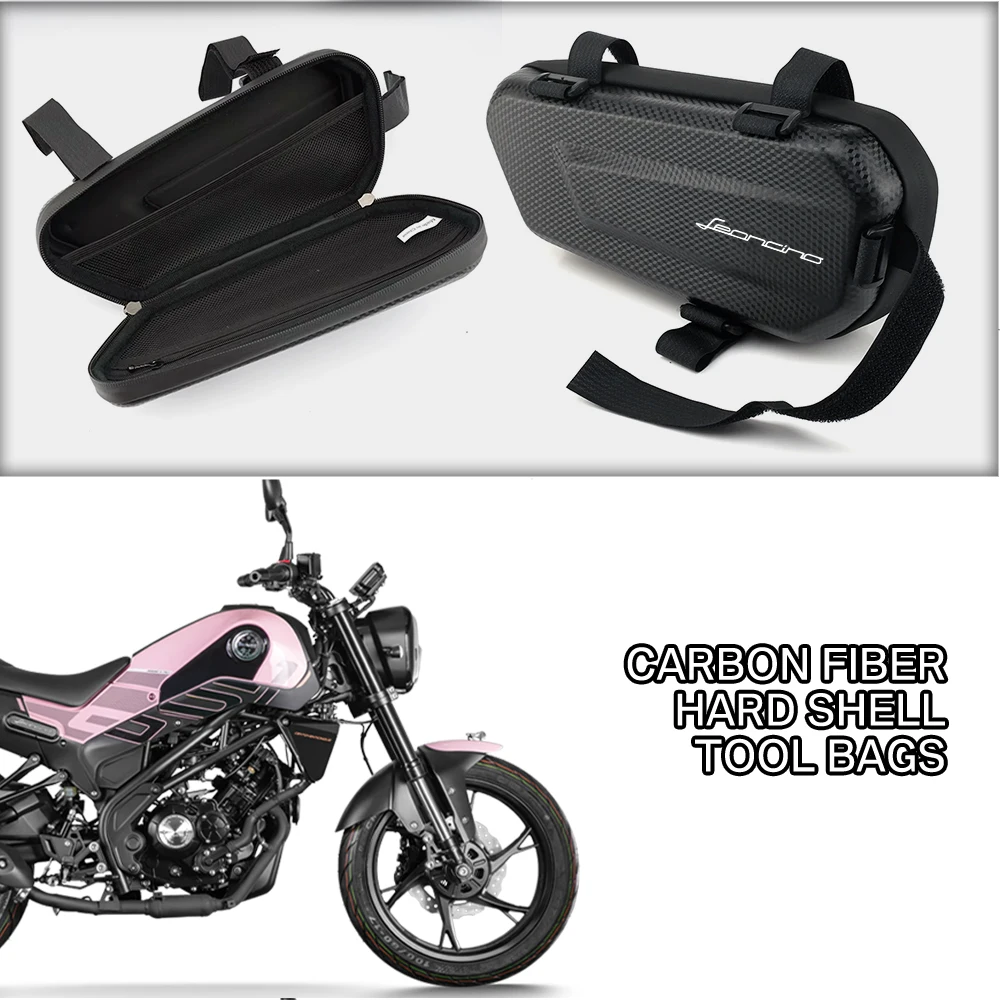 EVA Hard Shell Thickened Fabric Motorcycle Storage Bag Side Bag For BENELLI TRK TNT BN BJ Leoncino TNT125 TNT300 BN302 BJ500