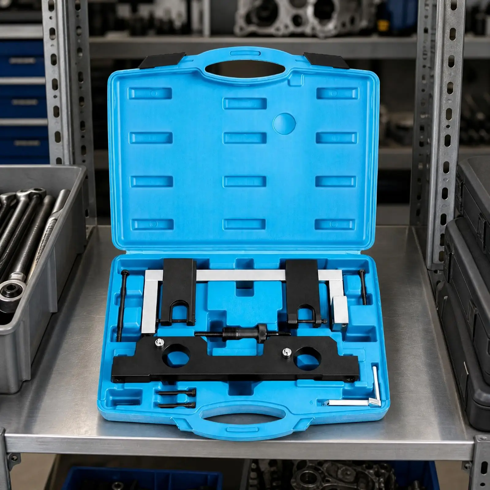 Engine Timing Tool Kit for BMW N20 N26 8 Piece Fixer Set with Storage Case for Car Maintenance