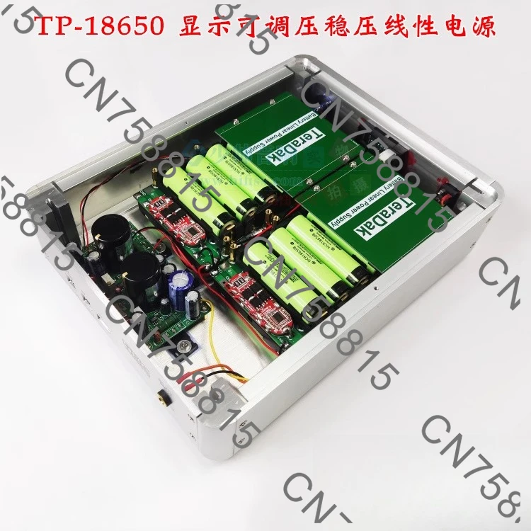 18650 مصدر طاقة خطي منخفض الضوضاء، واجهة رقمية 20400 مللي أمبير، بطارية ذات سعة كبيرة، جهد USB قابل للتعديل