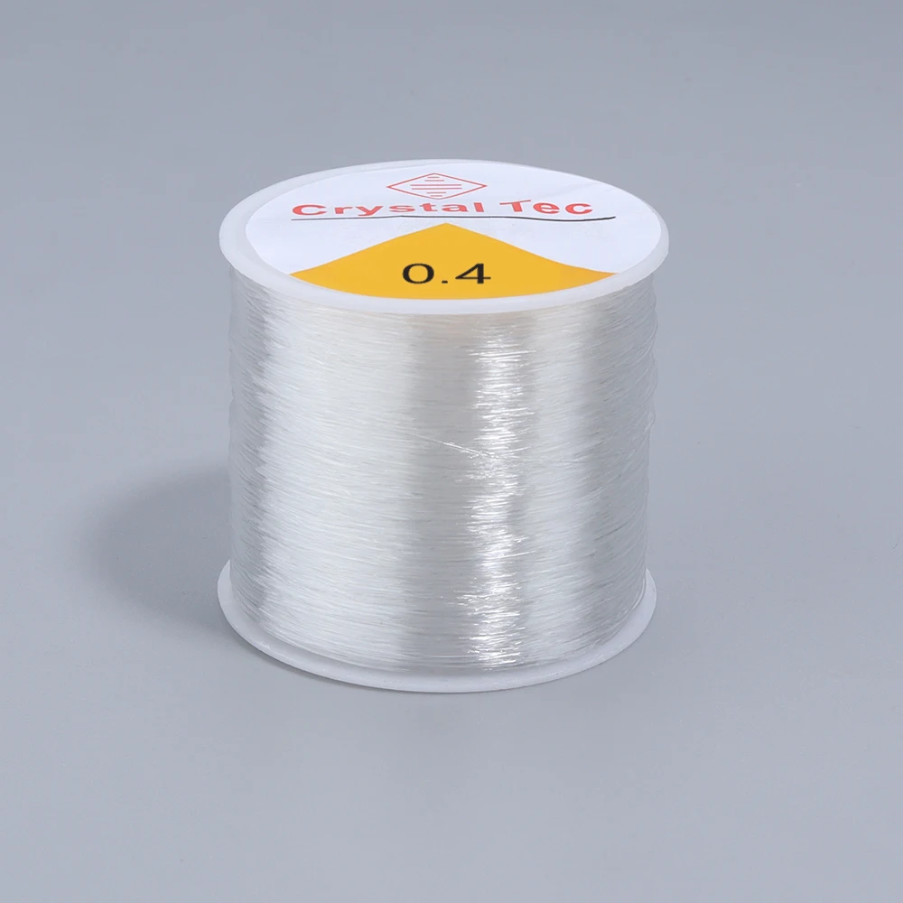 0,4-1 mm elastisch kristalkoord transparant kralen draad stretch string lijn voor sieraden maken DIY ketting armbanden materiaal