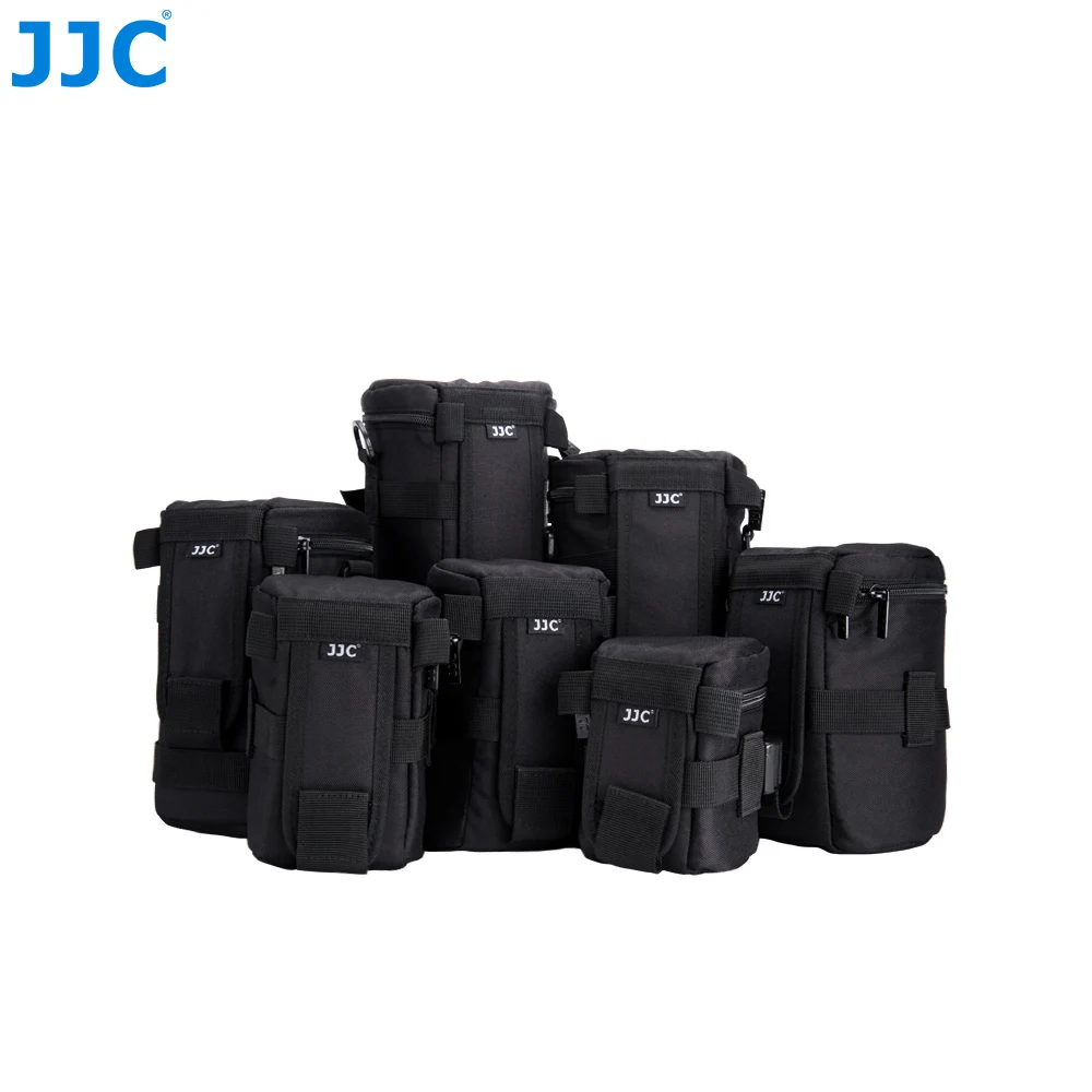 JJC Camera Lens Case Water Resistant Lens Pouch for DSLR Camera Lens Bag for Nikon Tamron Sigma Pentax Sony Fujifilm Panasonic