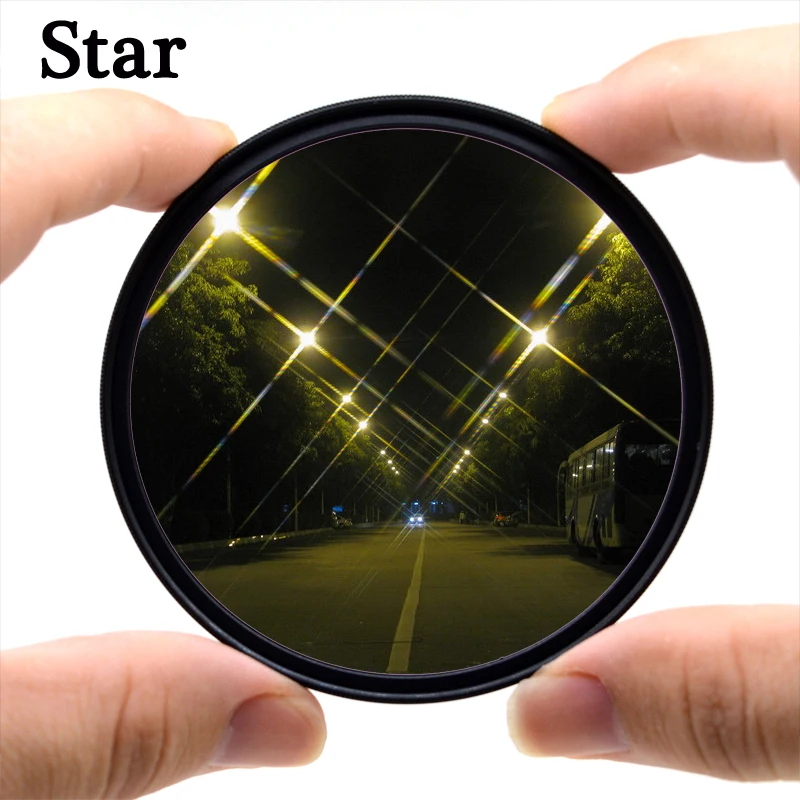 KnightX  Line Star Lens Filter  49MM 55MM 67MM for Canon Nikon Sony Photography accesorios