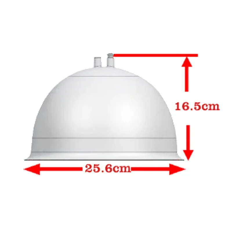 Ventosa para Realce de glúteos colombiana, accesorio para bomba de aumento de senos, herramientas de atenuación de glúteos, supertamaño, 25cm