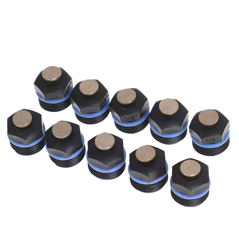 10PCS 1/2 Inch DN15 Sprinkler Heads Garden Lawn Irrigation Nozzles Replacement Set for Outdoor Watering System Kit
