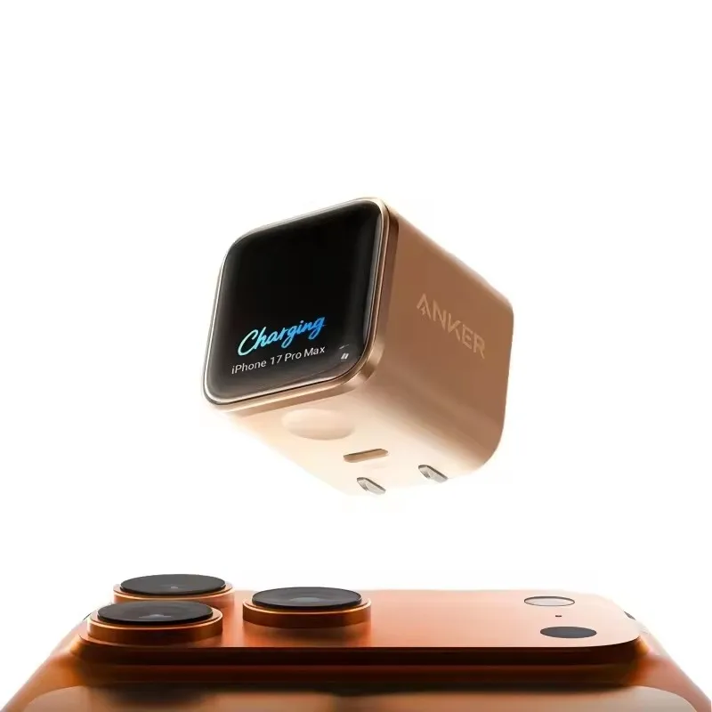 anker-スマート-45w-充電アダプター（ディスプレイ付き）iphone急速充電対応-中国プラグ、中国語の説明書付き