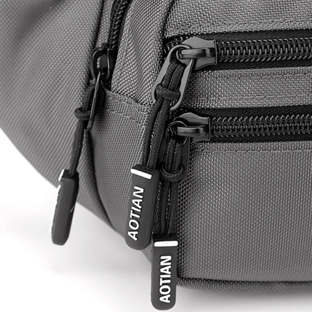 Large Capacity Running Waist Bags Multi-function Lightweight Sports Phone Bag Waterproof Wear-resistant Men Chest Bag