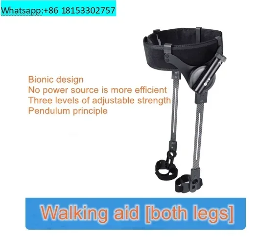 Elderly Stroke Hemiplegia Rehabilitation Walking Aid Lower Limb Assistance Exercise Leg Lifting Exoskeleton Orthosis Fixator