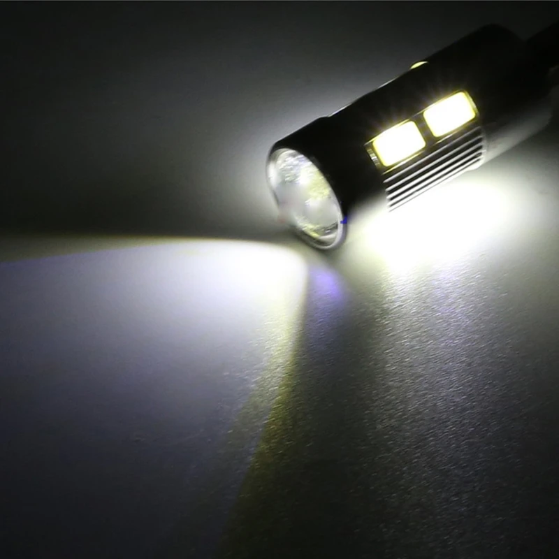 10LED H1 10SMD 5630 Car Highlight LED Bulbs T10 High Power Driving Headlamp Auto Anti Fog Light 12V Dropship