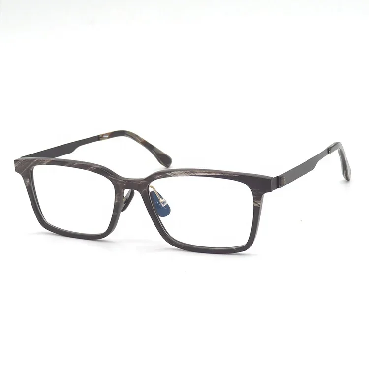 Unisex Square Buffalo Horn Frame Optical Frame for reading glasses YT-FNJ-002.C2