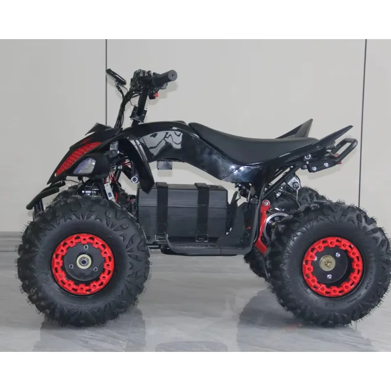 48V 1000W Electric Kids ATV 4 Wheeler Quad Bike, High Performance Shaft Drive Mini Quad for Children, Off-Road Outdoor Gift