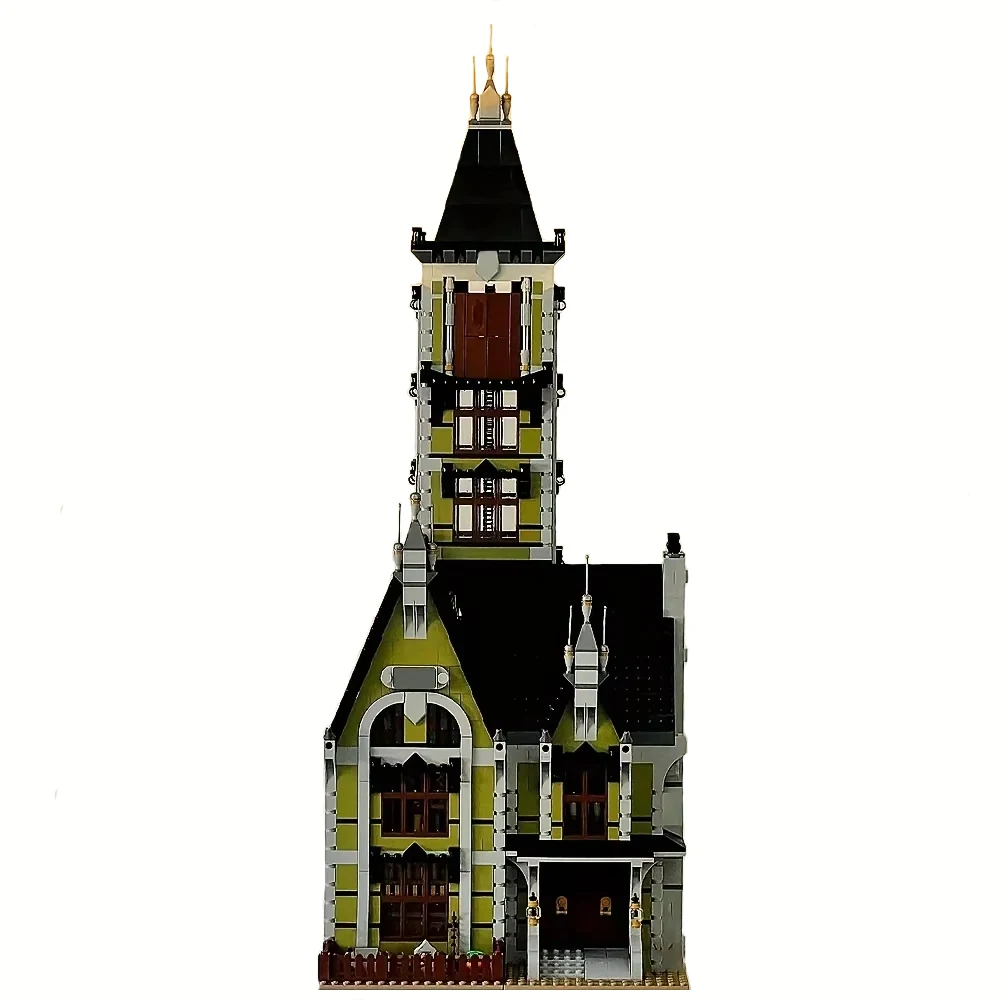 

3231Pcs Haunted house Model Building Blocks Create Adorable Street Views Architectural Decoratio Christmas Birthday Gifts 10273