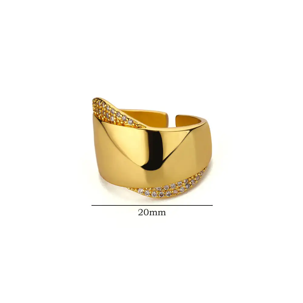 Anelli geometrici irregolari grossi per le donne anello nuziale Punk Color oro in acciaio inossidabile nuovo regalo di gioielli estetici anillos