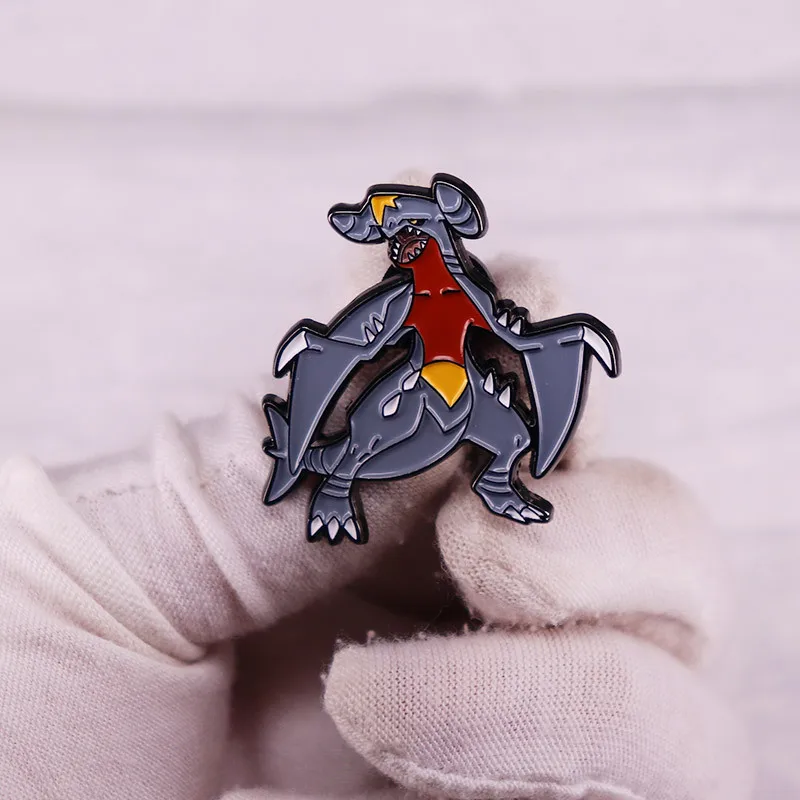 Pokemon Garchomp Enamel Pins Anime Gmae Brooches Fashion Backpack Lapel Pin Accessories for Women Man Jewelry Metal Badge Gift