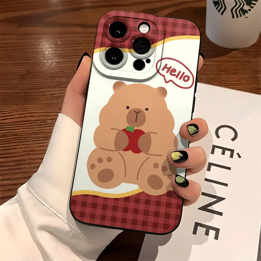 엔젤 아이 매트 TPU 소프트 폰 케이스, 아이폰 17부터 11 프로 맥스까지 360도 보호 기능 호환