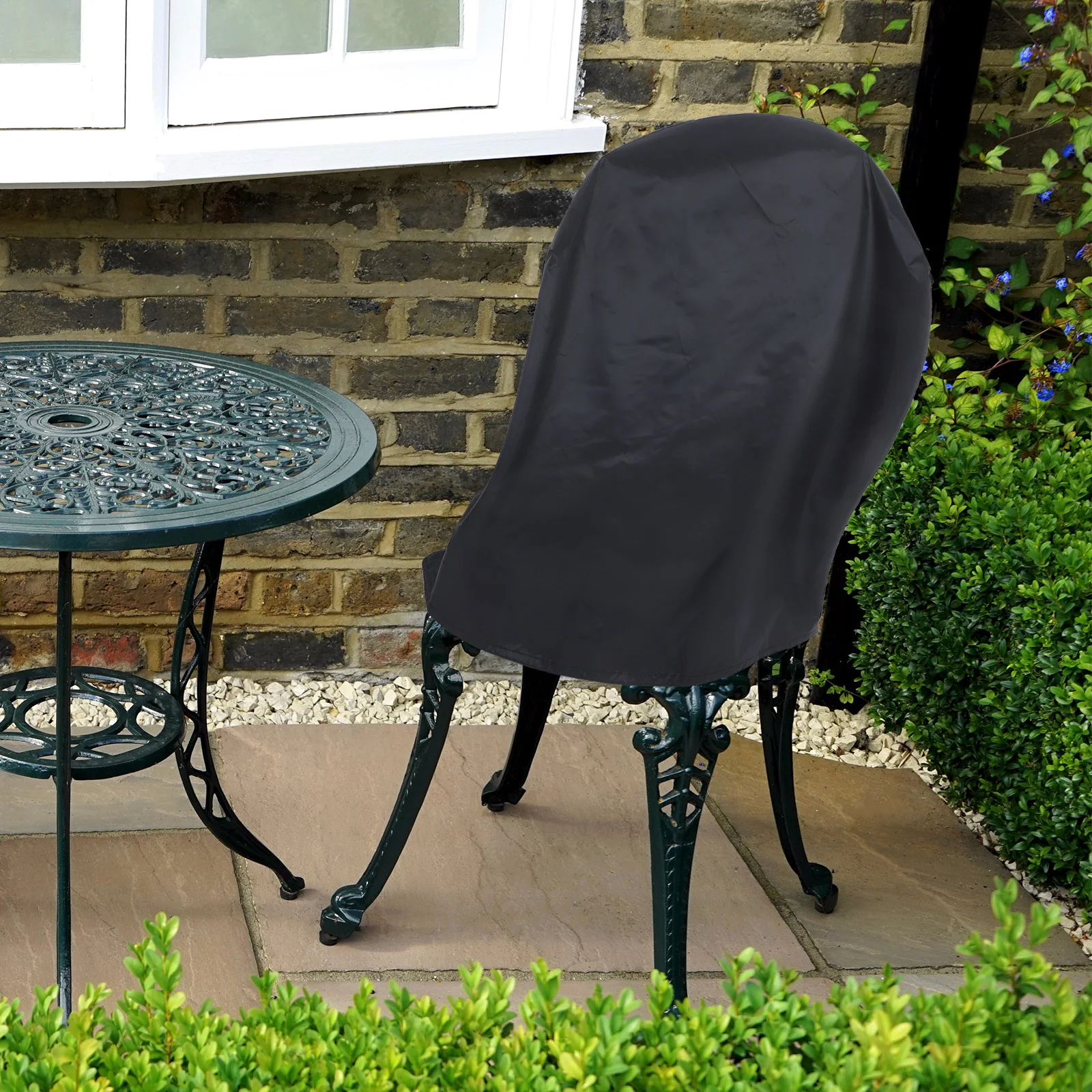 

1pc Waterproof Folding Chair Covers Outdoor Dustproof All Weather Garden Seat Protectors Rainproof Universal Fit For Recliners