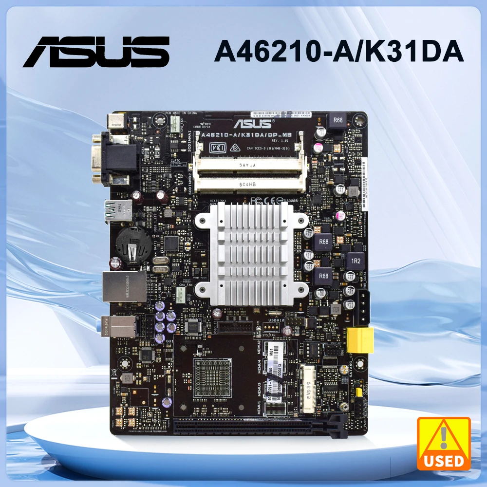 ASUS A46210-A/K31DA Motherboard Quad Core Integrated CPU  DC power supply  Desktop Motherboards