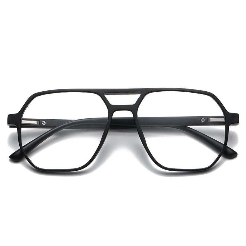 VCKA Big Frame Polarized Myopia Sunglasses 6 in 1 Prescription Magnetic Clip Men Women Glasses Custom Optical Eyewear -0.5 to-10