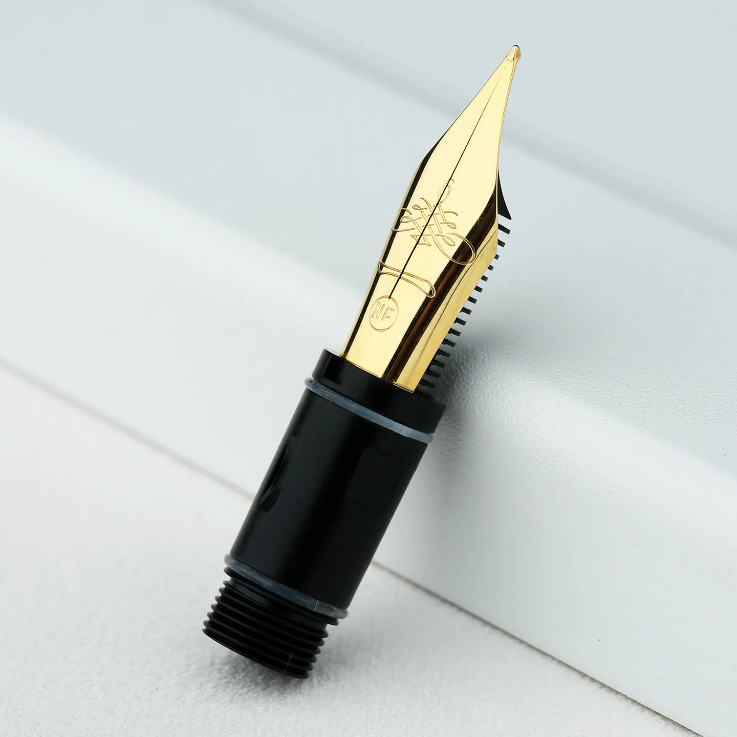 MAJOHN No.6 35mm Long Knife Grinding Soft Flex Fountain Pen Nib NF 0.4-1.5mm Hand Polished Large Iridium Calligraphy Tip