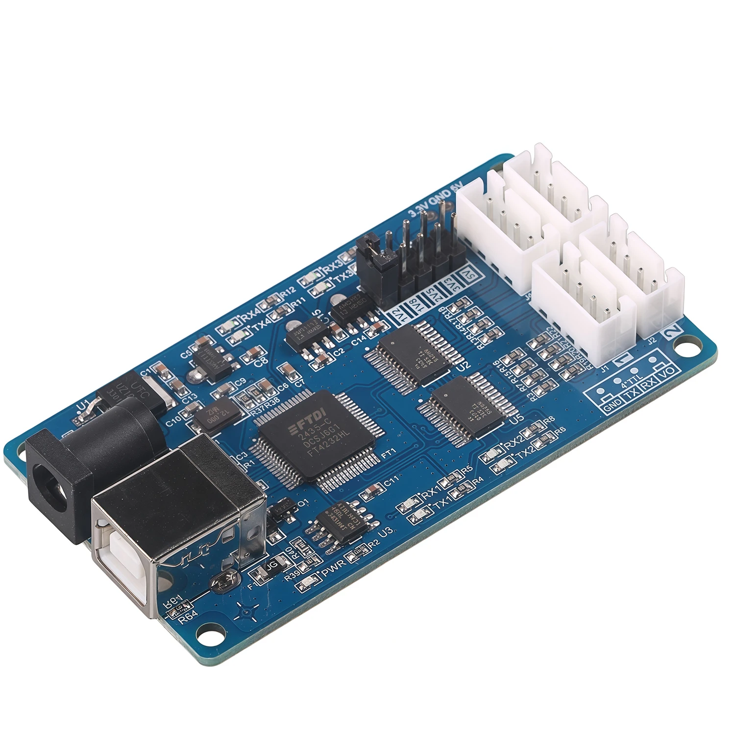 FTDI ft4232h 4 Port USB UART TTL Serial Adapter Converter