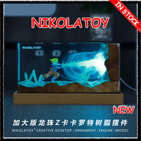 New Nikolatoy Dragon Ball Vegeta Son Goku Kame Hame Ha Night Light Touch Magnetic Night Light Creative Custom Toy
