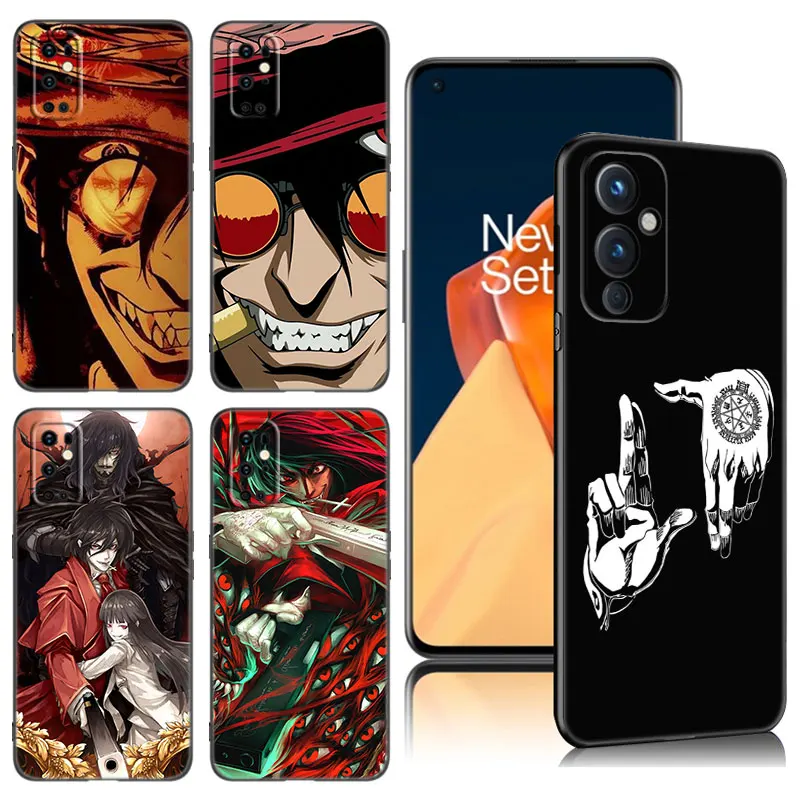 Anime Hellsing Phone Case For OnePlus 9 10 ACE 2V Pro 9RT 10T 10R 11R Nord CE 2 3 Lite N10 N20 N30 5G Black Silicone Cover