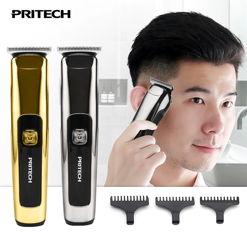 Pritech Electric Hair Clipper Hair Cut Maching Wireless Trimmer men Professional Clipper Machine Rechargeable Hair Cut Barber